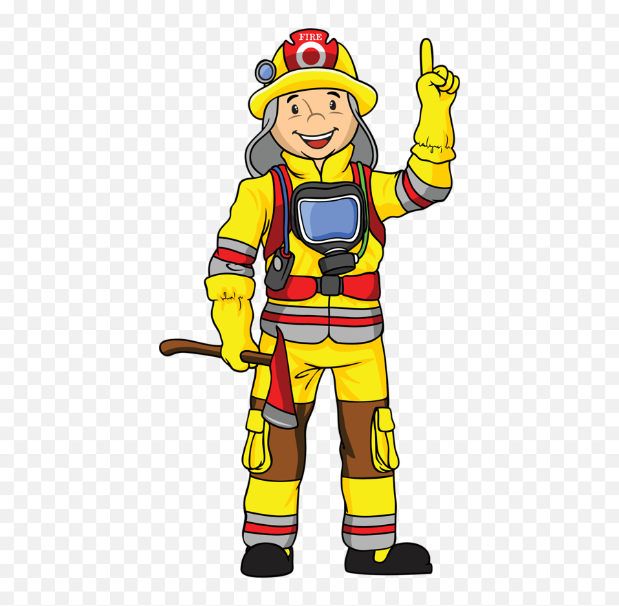 Men Clipart Firefighter Men - Clipart Of Occupations Emoji,Firefighter Clipart