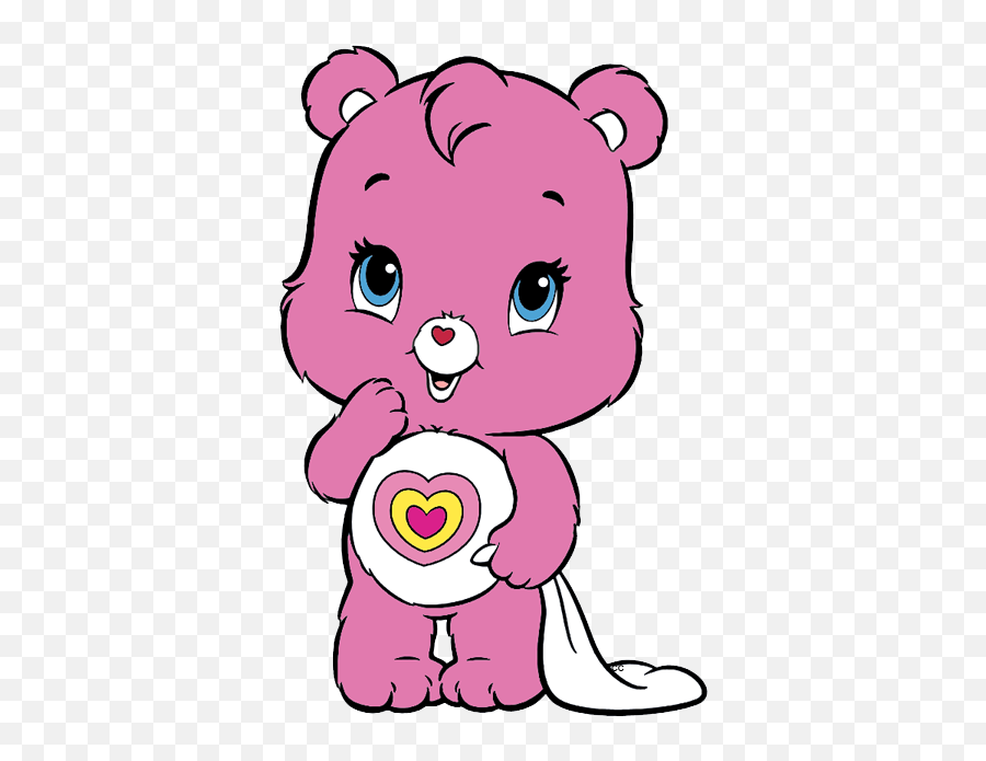 Care Bears Wonderheart Bear Clipart - Cartoon Care Bear Baby Emoji,Care Bear Clipart