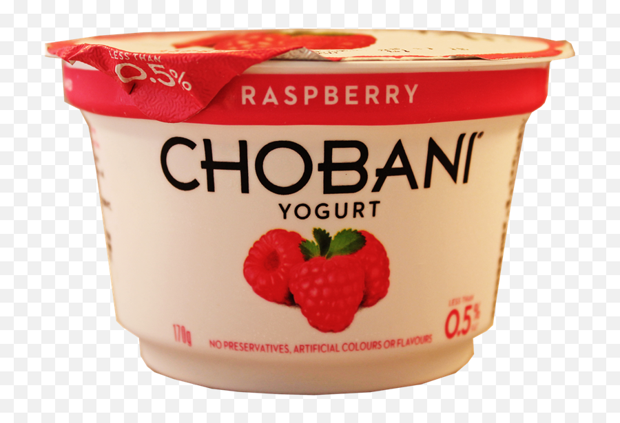 Picture Of Chobani Yogurt Raspberry 170g - Chobani Coconut Chobani Emoji,Chobani Logo