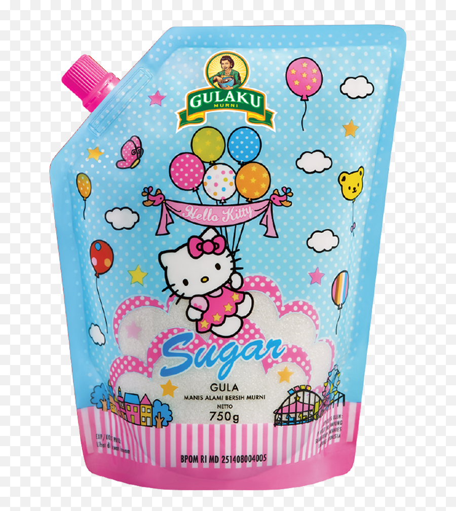 Download Gulaku 03 Pouch Hellokitty Ballon - Gulaku Hello Gulaku Gambar Hello Kitty Emoji,Hellokitty Png