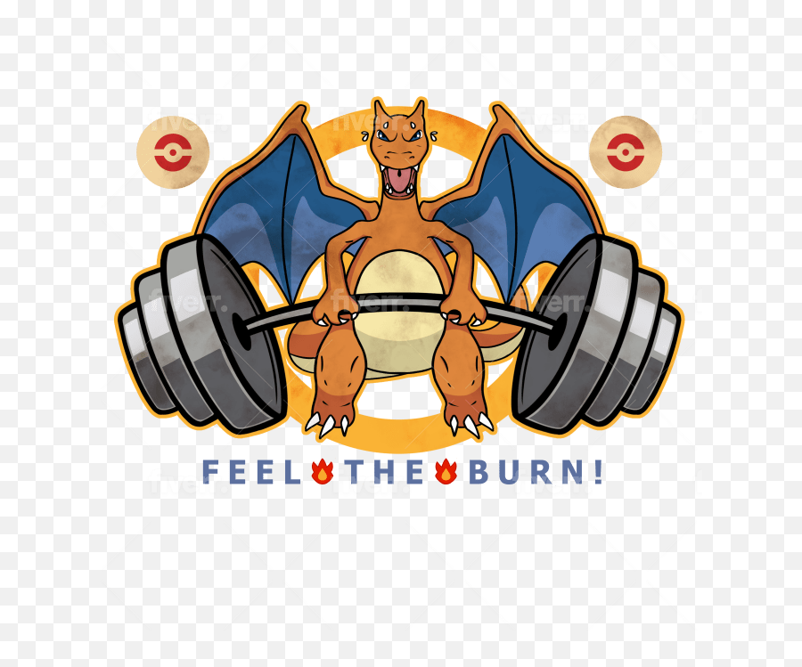 Draw You Pokemon Logo Draft League Team Gym Badge Banner Emoji,Weightlifting Logo