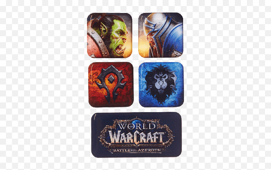 World Of Warcraft Magnet Set - World Of Warcraft Full Size Emoji,Warcraft Png