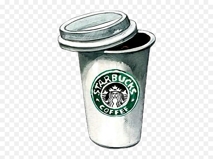 Download Hd Starbucks Coffee Cup Png Download - Starbucks Emoji,Starbucks Transparent