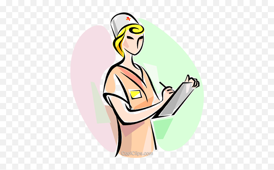 Nurse With Clipboard Royalty Free Vector Clip Art Emoji,Clipboards Clipart