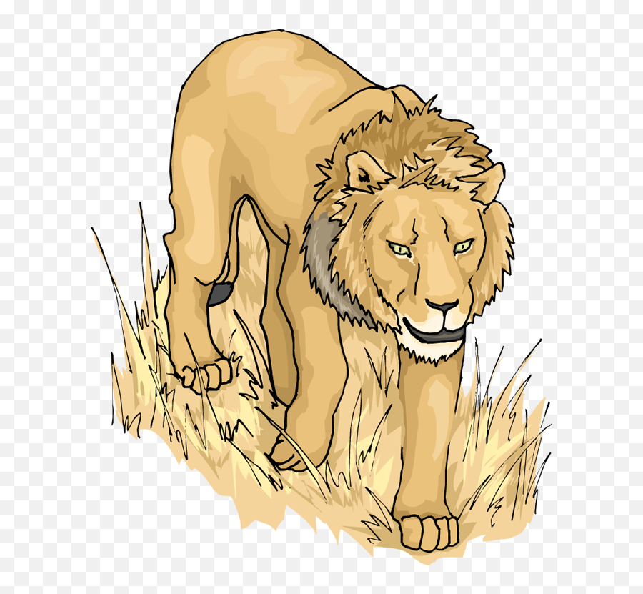 Lion Clipart Free Image 2 2 - Lion Animation Emoji,Lion Clipart