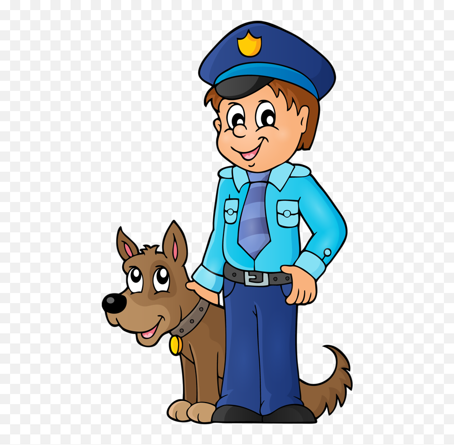 Jobs Clipart Community Helper Jobs - Police And Dog Clipart Emoji,Community Helpers Clipart