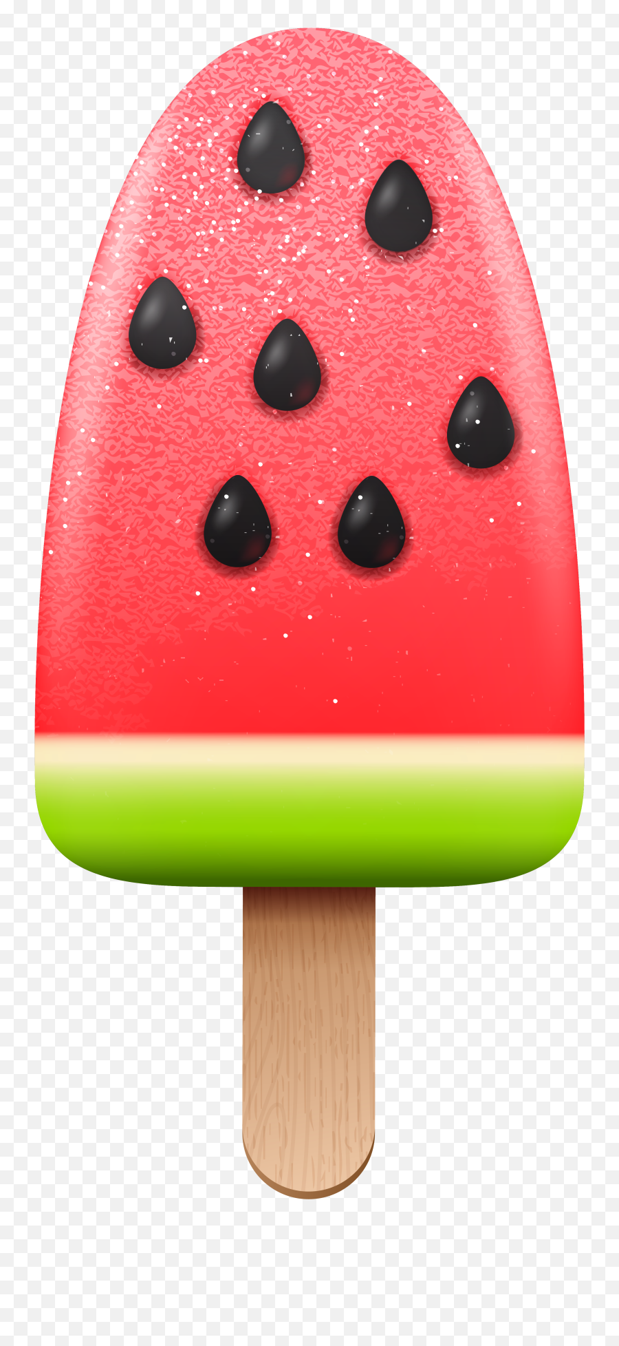 Download Hd Melon Ice Cream Png Clipart Image - Watermelon Clip Art Summer Clip Art Ice Cream Emoji,Ice Cream Sundae Clipart