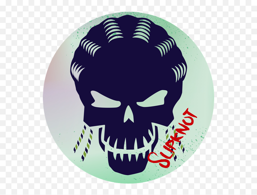 Sticker Emblem Logo Slipknot - Suicide Squad Emoji,Slipknot Logo