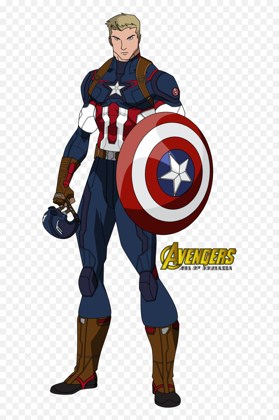 Captain America Marvel Drawing - Cartoon Captain America Avengers Assemble Emoji,Captain America Clipart