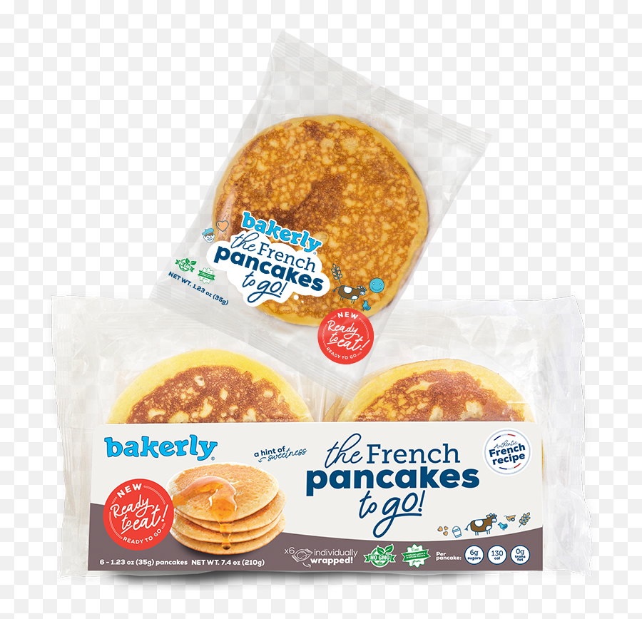 French Pancakes To - Bakerly French Pancakes To Go Emoji,Pancakes Png