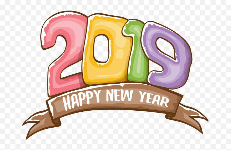2019 Happy New Year 17 Vector Free Vector Graphic Download - Event Emoji,Happy New Year Clipart 2019