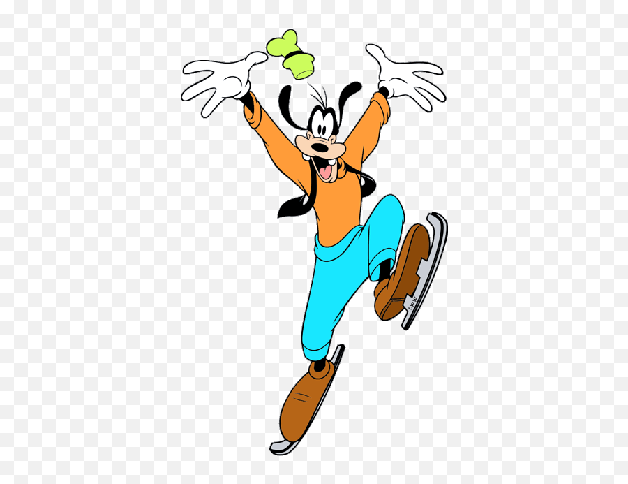 Goofy Clip Art 4 Disney Clip Art Galore - Disney Ice Skating Clip Art Emoji,Weightlifting Clipart