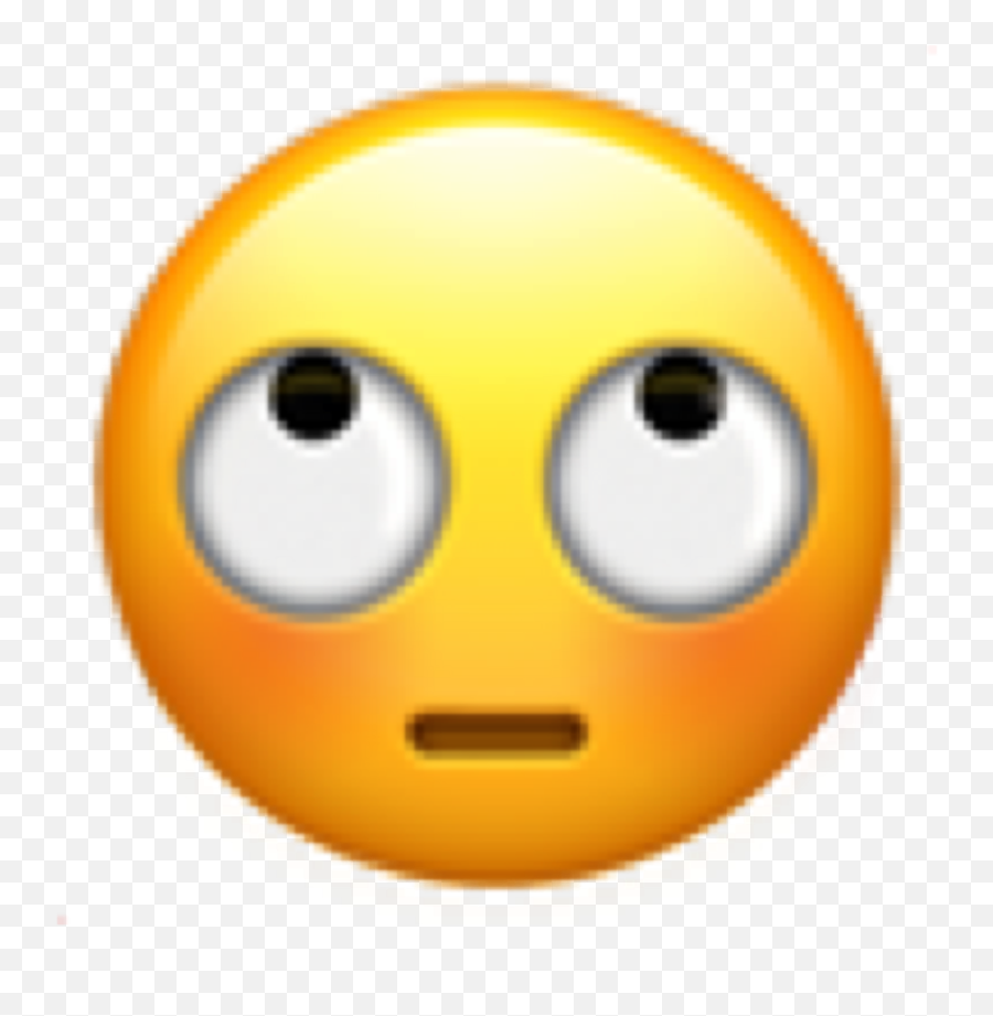 Download Blushing Emoji Png - Rolling Eyes Emoji Png,Embarrassed Emoji Png