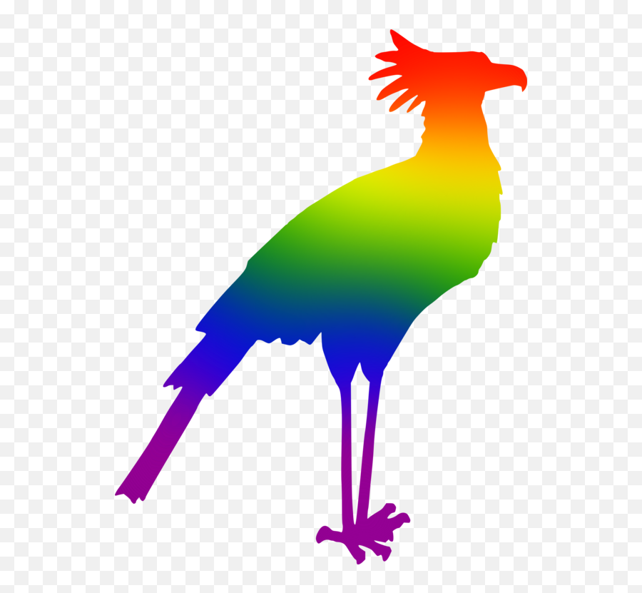 Beak Wing Galliformes Png Clipart - Flying Secretary Bird Silhouette Emoji,Secretary Clipart