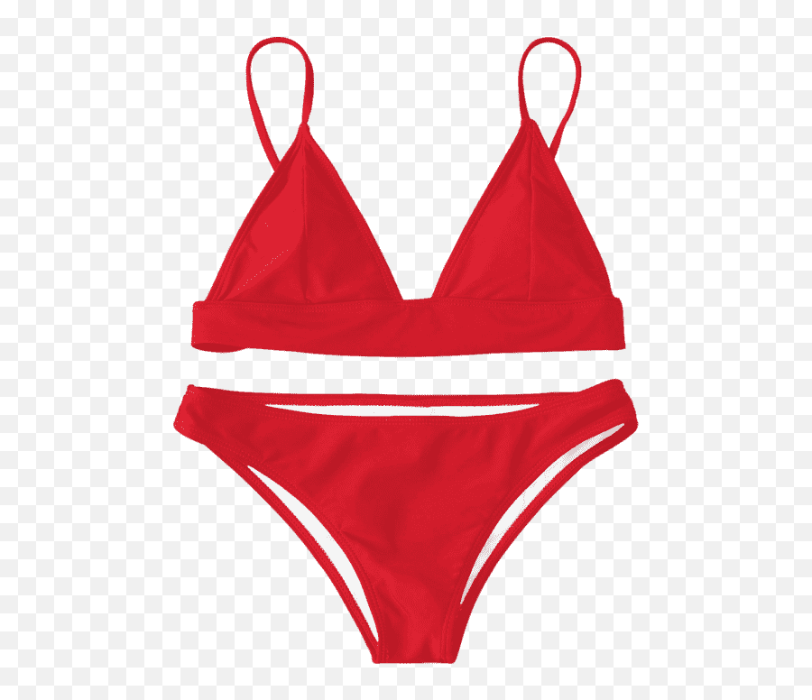 Padding Bikini Set Red Bikinis M Style Emoji,Bikini Png