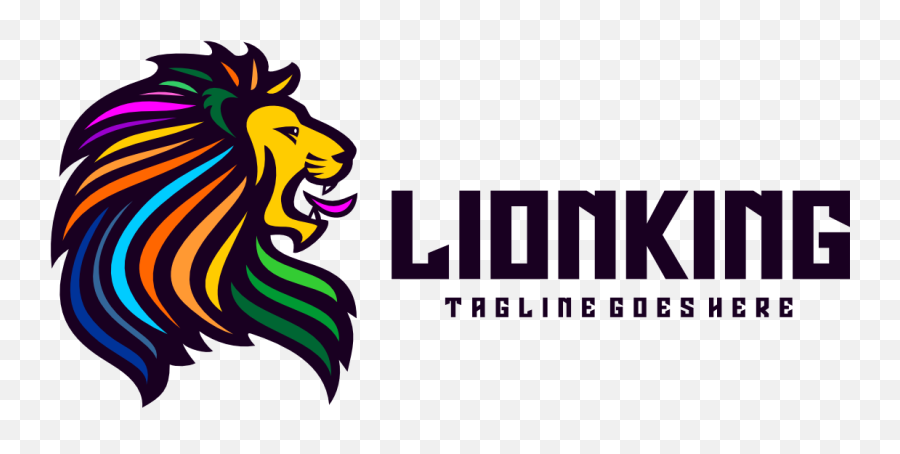 Lion King Logo Emoji,Lion Logo Design