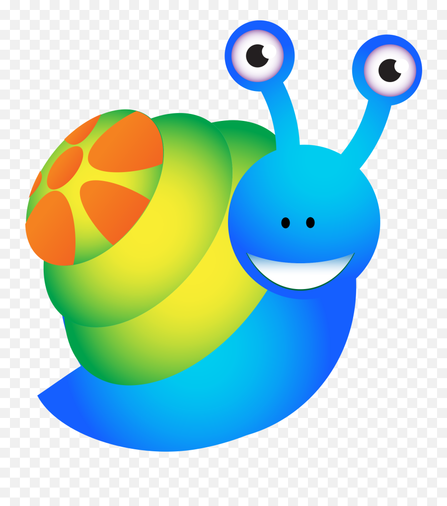Snail Png - Colorful Snail Clipart Emoji,Snail Clipart
