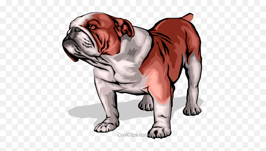 Bulldog Royalty Free Vector Clip Art Illustration - Anim0043 Emoji,Bulldog Clipart Free