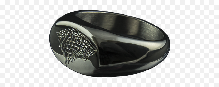 Game Of Thrones - Stark Ring Size 7 Emoji,Game Of Thrones Stark Logo
