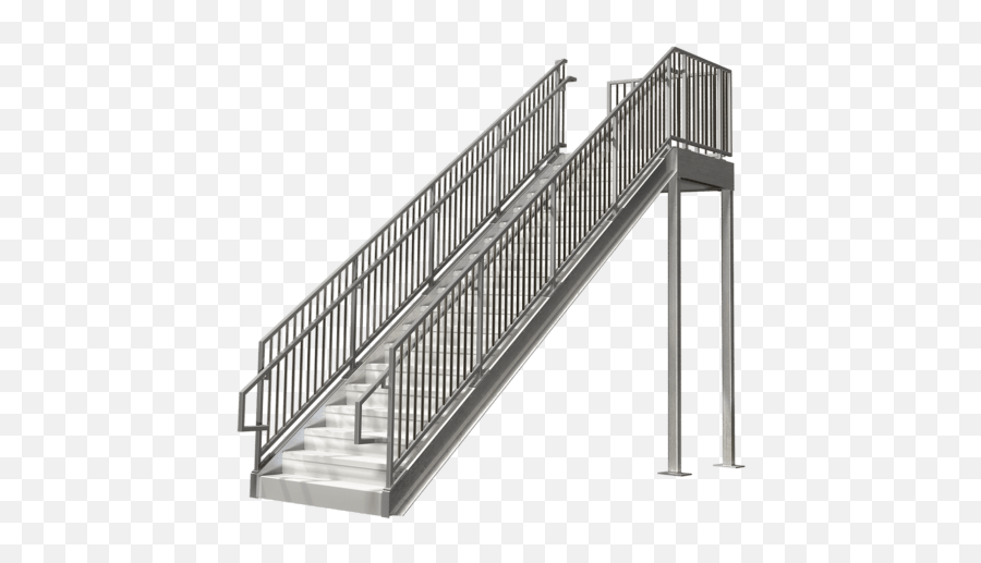 Commercial Stairs - Ibc Compliant Premade Staircases Bolt Emoji,Person Walking Up Stairs Png