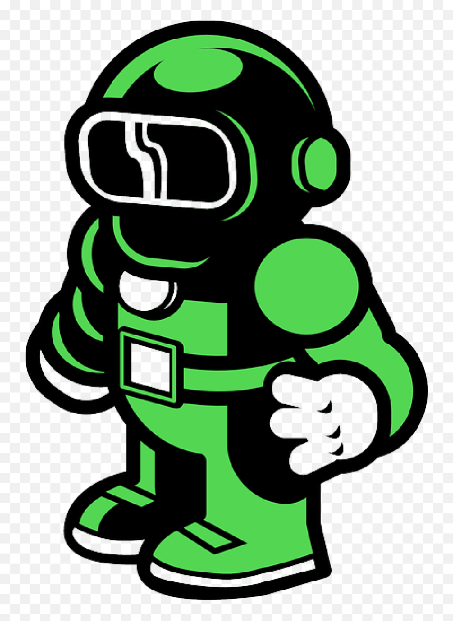 Green Robot Man Diving Png Transparent Background Free - Green Robot Transparent Background Emoji,Robot Png