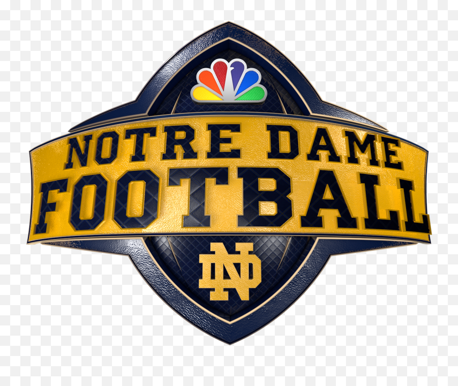 Notre Dame Football On Nbc Viewership - Notre Dame Logo Play Emoji,Notre Dame Logo