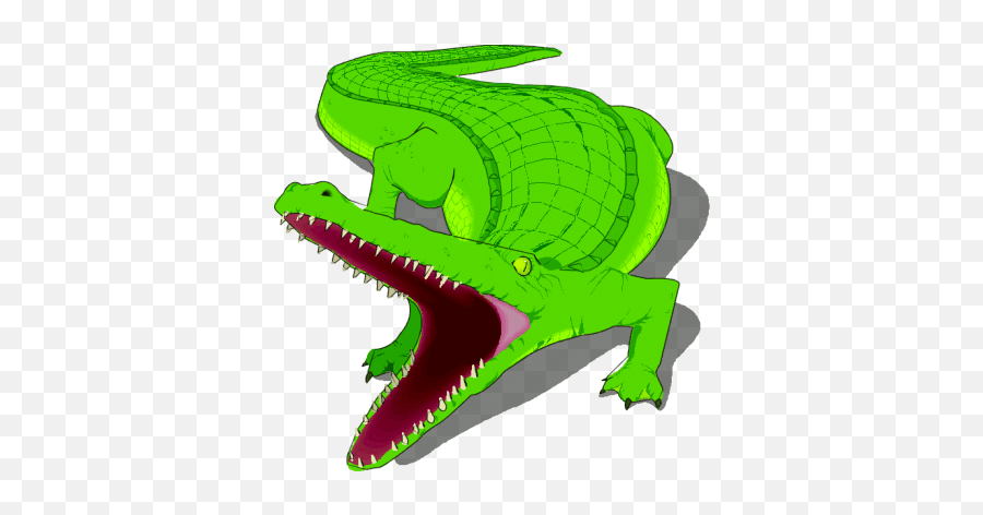 Funny Alligator Clip Art Crocodile - Clipart Alligator Emoji,Crocodile Clipart