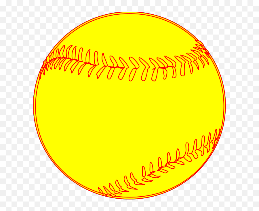 Softball Clipart Free Download - For Baseball Emoji,Softball Clipart