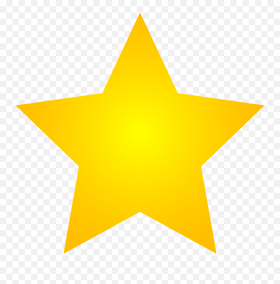 Large Gold Star Clipart Emoji,Star Clipart