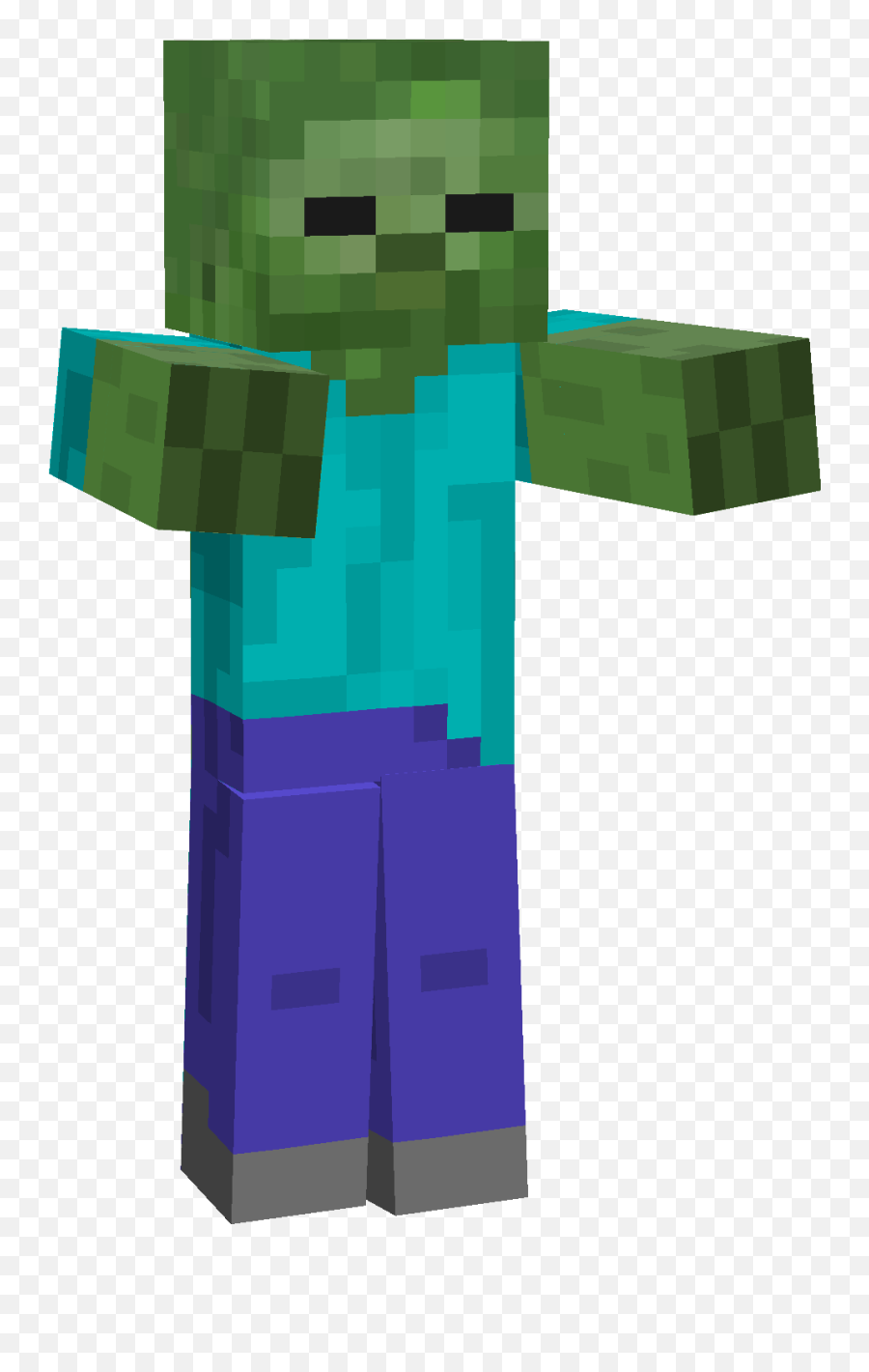 Download Minecraft Zombie Png Hq Png - Minecraft Zombie Png Emoji,Minecraft Png