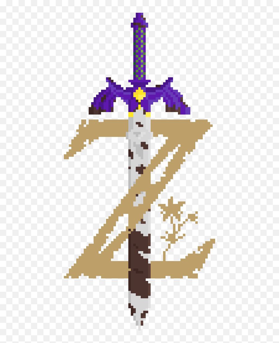 Pixilart - Zelda Z Logo Transparent Emoji,Botw Logo