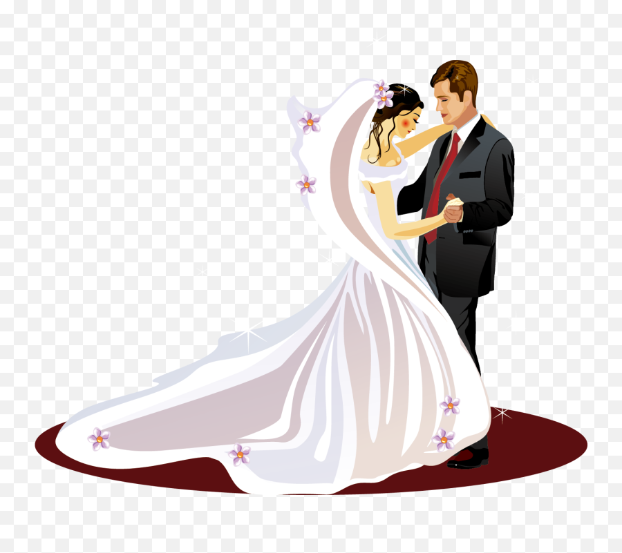 Bride And Groom Dancing - Bride And Groom Png Vector Emoji,Dancing Png