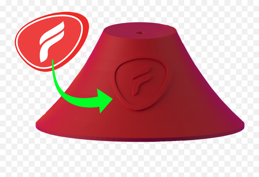 Base With Company Logo - Bell Emoji,3d Printing Logo