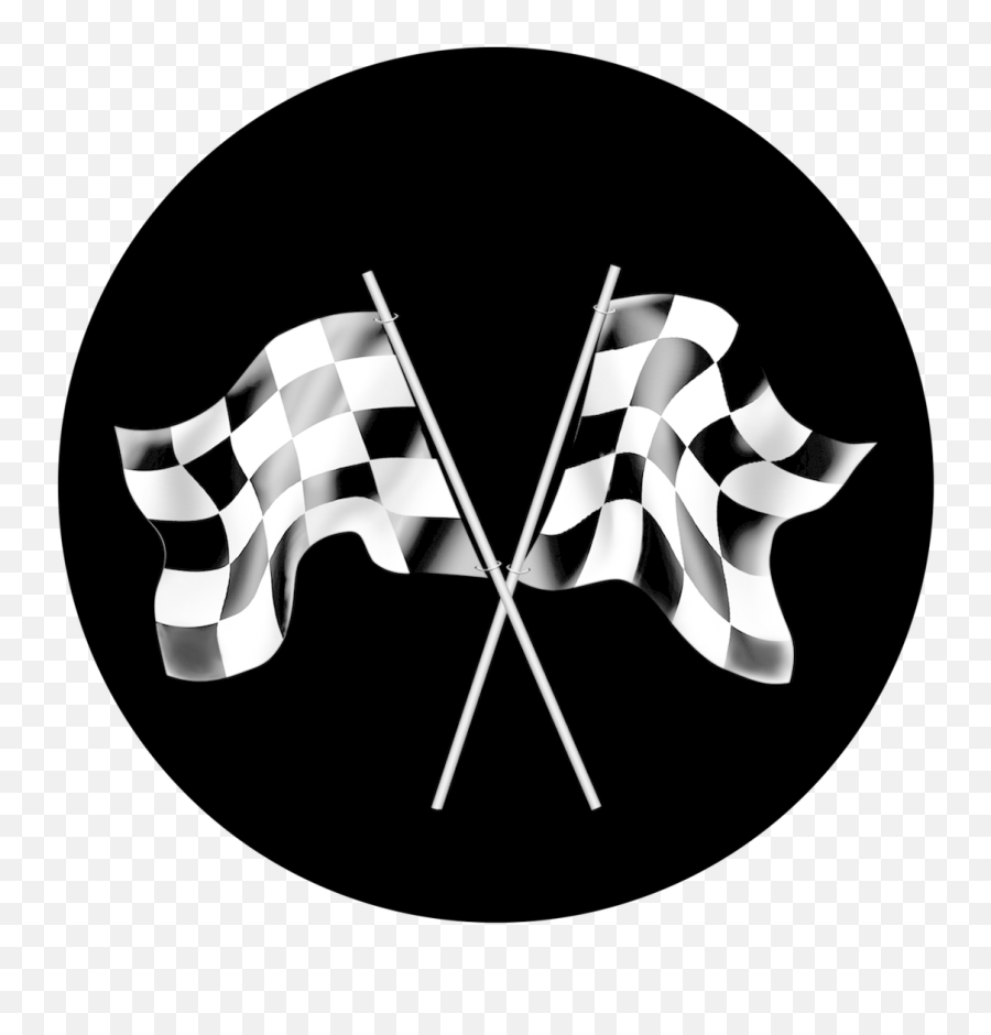Racing Flag Clipart - Race Flag Circle Png Emoji,Racing Flag Clipart
