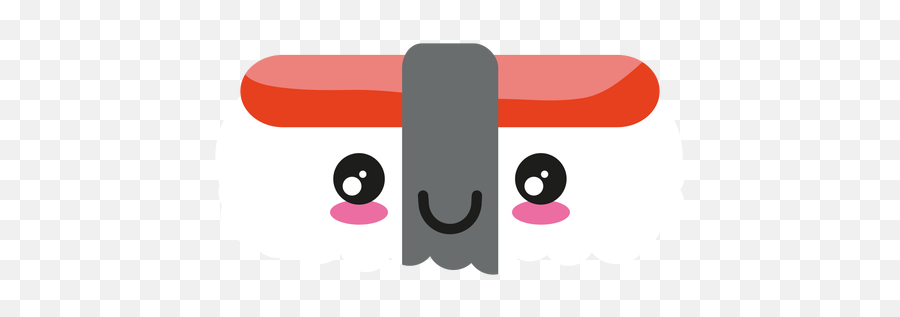 Smile Kawaii Face Sushi Nigiri Ad Paid Sponsored Emoji,Kawaii Face Png