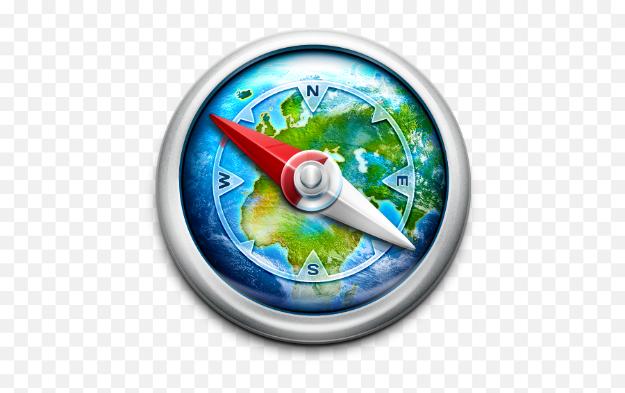 Compass Direction Finder World Icon - Logo Safari Custom Icon Emoji,World Icon Png