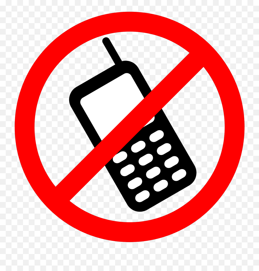No Cell Phones Allowed Clipart Clipart Panda - Free Phone Not Allowed Png Emoji,Cell Phone Transparent Background