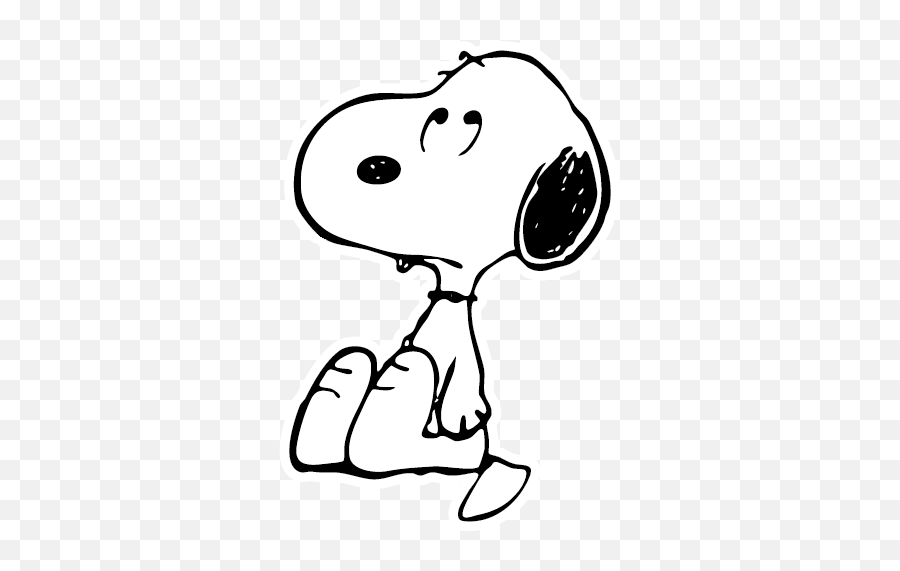 Download Hd Stickers Snoopy Facebook Snoopy Stickers - Snoopy Facebook Stickers Emoji,Snoopy Transparent