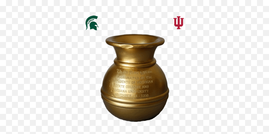 Old Brass Spittoon Trophy - Michigan State Emoji,Michigan State Png