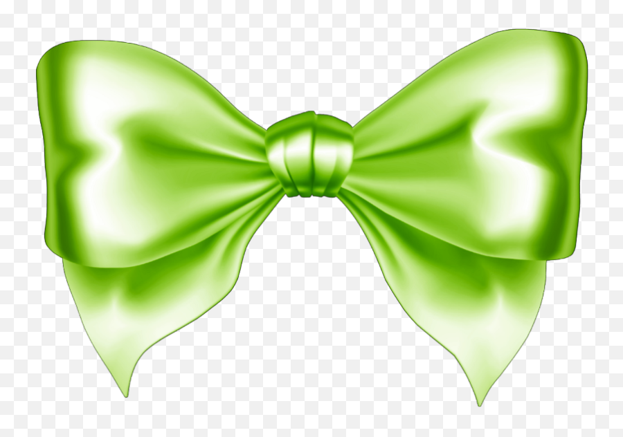 Silver Ribbon Bow Png Transparent Png Emoji,Green Bow Png