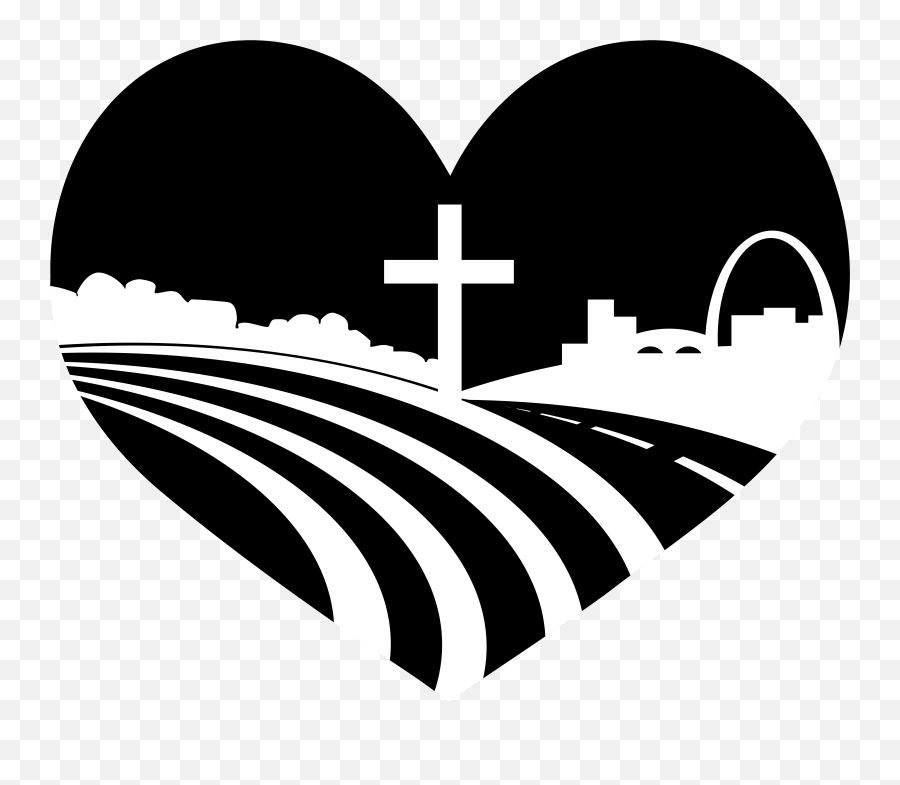 Download Logo Heartland Baptist Church Heart - Cross Png Emoji,Cross Logo Png