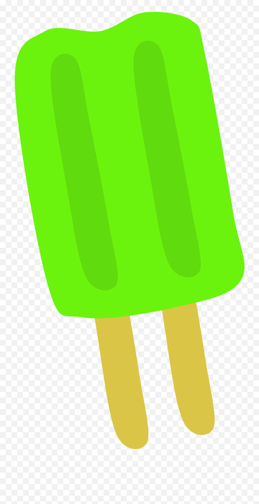Bright Green Ice - Cream Clipart Green Popsicle Clipart Emoji,Ice Cream Clipart