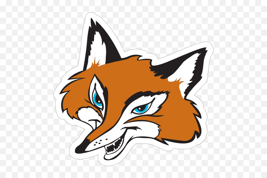 Clever Fox Mascot Sticker Emoji,Trojan Horse Clipart
