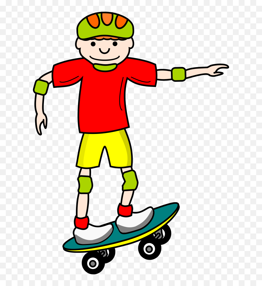 Skateboard Clip Art Clipart Skateboard - Skateboarding Clip Art Emoji,Skateboard Clipart