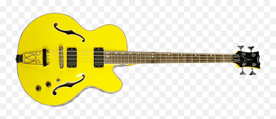 Download Hd Stylist Cabbie Electric Bass - Yellow Electric Emoji,Bass Guitar Png