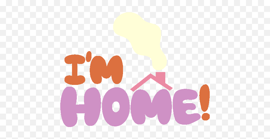 Im Home Pink Roof With White Smoke Above Im Home In Orange Emoji,White Smoke Transparent
