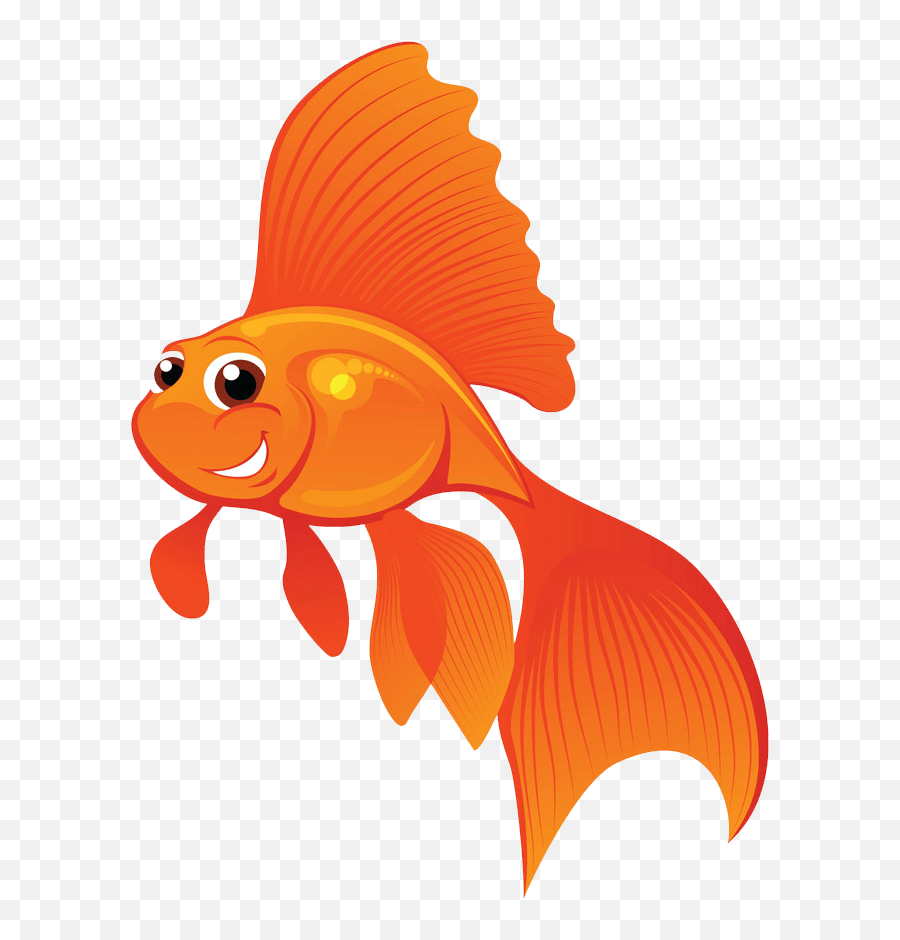Goldfish Clipart - Clipartworld Cartoon Transparent Background Goldfish Emoji,Goldfish Clipart