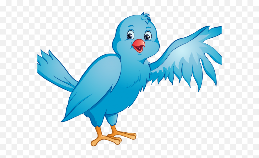 Bird Cliparts - Bird Clipart Transparent Background Emoji,Wing Clipart