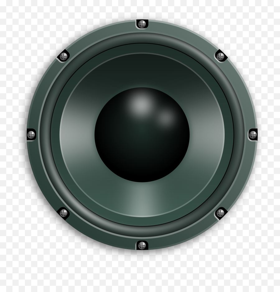Loudspeaker With Bass Clipart Free Image - Phone Speakers Transparent Emoji,Bass Clipart