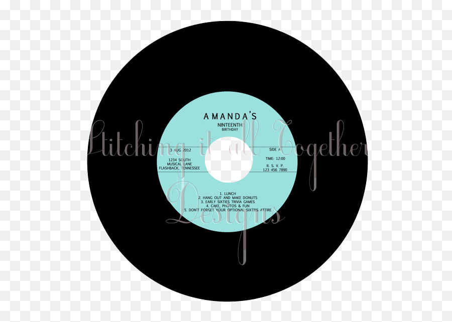 Black Vinyl Record Clip Art Clipart - Solid Emoji,Vinyl Record Clipart